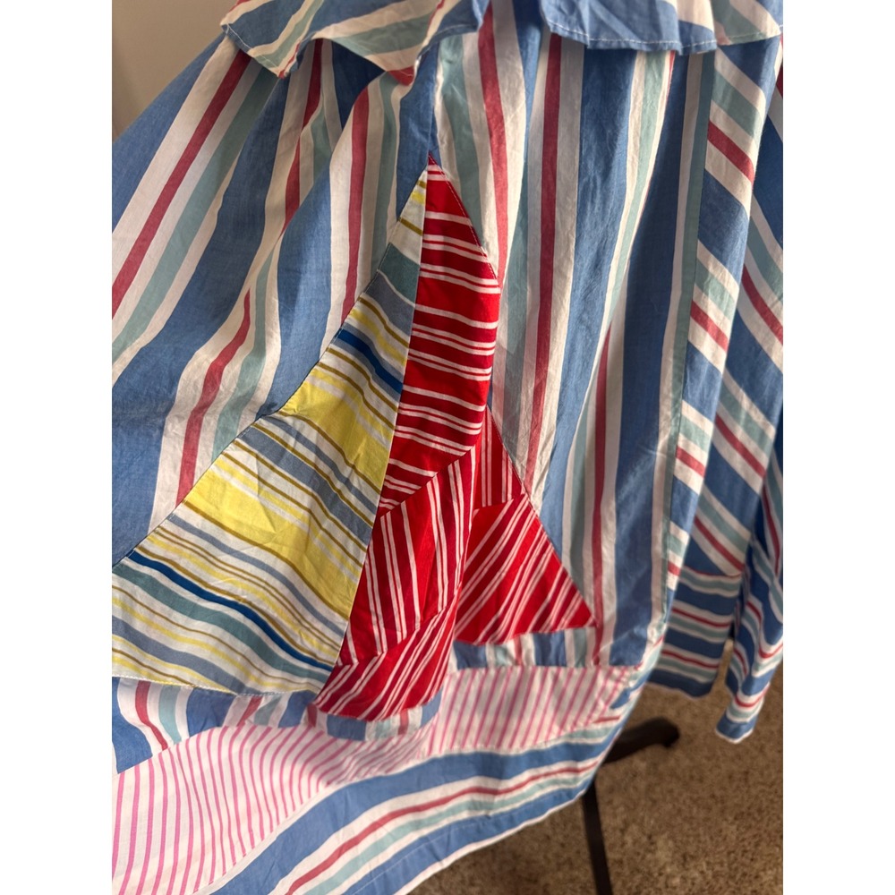 Anthropologie Blue Striped Dress - Picture 4 of 7